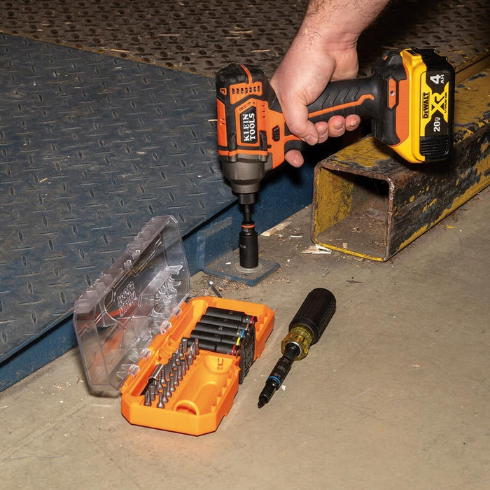 Klein Tools 32502HD KNECT Impact-Rated Screwdriver and Socket Set with Case, 41-Piece