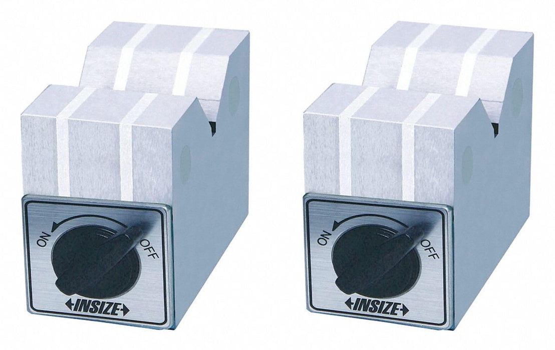 INSIZE 6891-1 Magnetic V-Block Set, 2.8" x 1.6" x 2.0", Pair