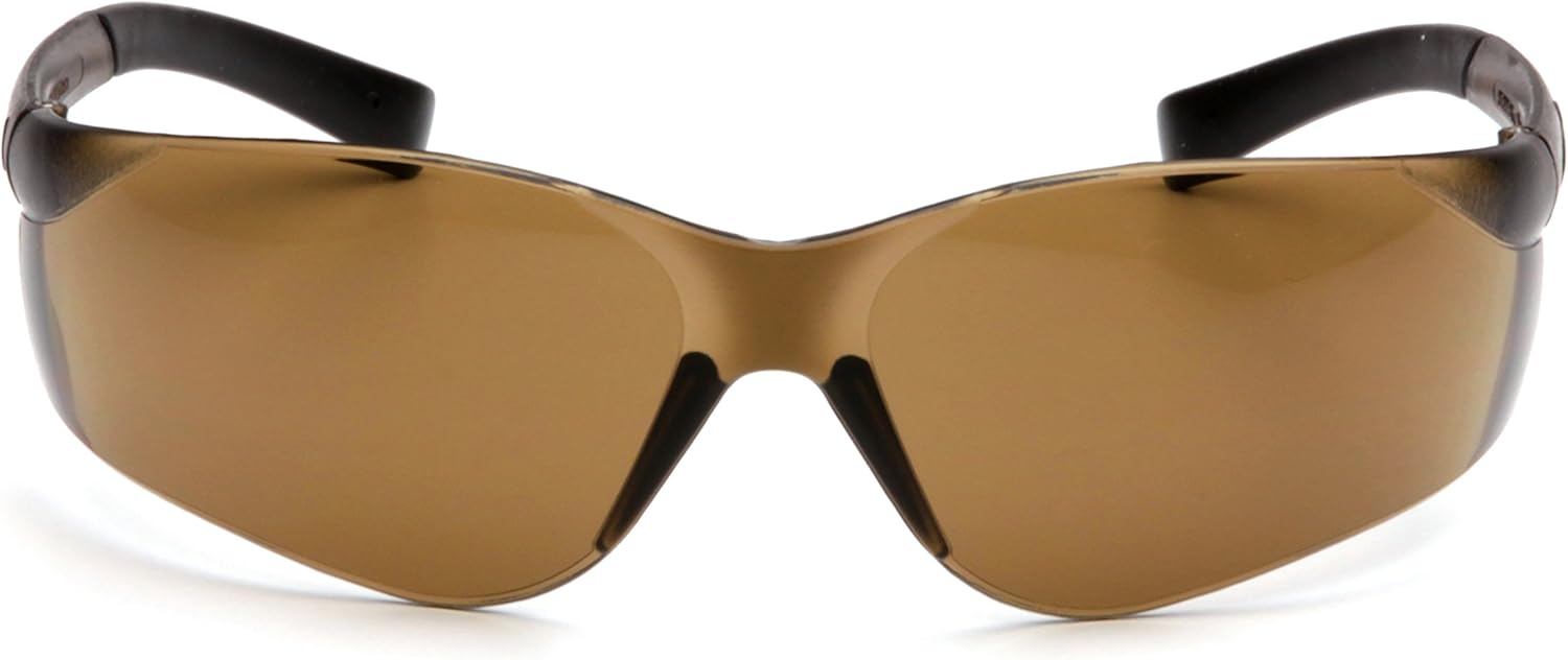 Pyramex S2515S Ztek Safety Glasses Coffee Lens Coffee Frame ANSI Z87+