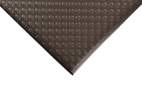 Notrax 417 Bubble Sof-Tred with Dyna-Shield 3' x 12' x 1/2" Anti Fatigue Mat, Slip Resistant Bubble Textured Surface, Ideal for Industrial and Commercial Workplaces, Black, 417S0312BL Black 3' x 12' x 1/2" Bubble Textured Surface