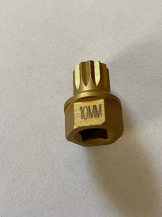 Mayhew Tools 16006 Low-Profile Dual Drive Set, 8-Piece Triple Square, Titanium-Coated