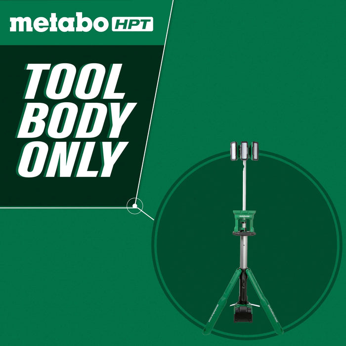 Metabo HPT 18V Multi-Volt Cordless Tripod Work Light 4-Light Settings (Bare Tool)