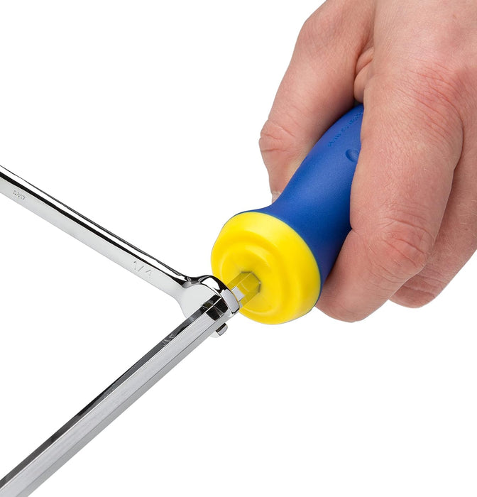 Estwing 42449-01 PH2 Philips Head Heavy-Duty Hex Shaft Demolition Screwdriver with Magnetic Tip, 6-in. Chrome Vanadium Steel Shaft, Ergonomic TPR Rubber Handle