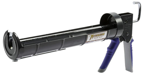 Newborn Super Ratchet Rod Cradle Caulking Gun with Gator Trigger Comfort Grip, 1/4 Gallon Cartridge, 6:1 Thrust Ratio