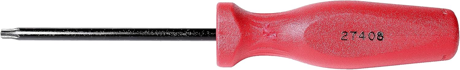 Mayhew Tools 27408 USA Torx Screwdriver, Red, T27 x 4-Inch