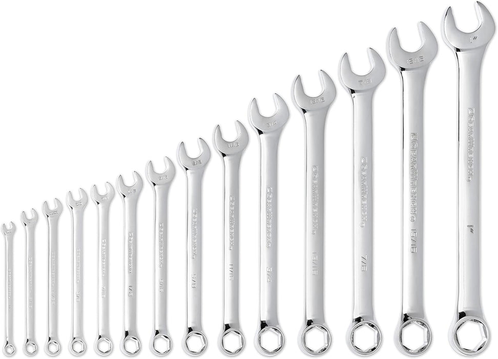 GEARWRENCH 14 Pc. 6 Pt. Combination Wrench Set, SAE - 81924