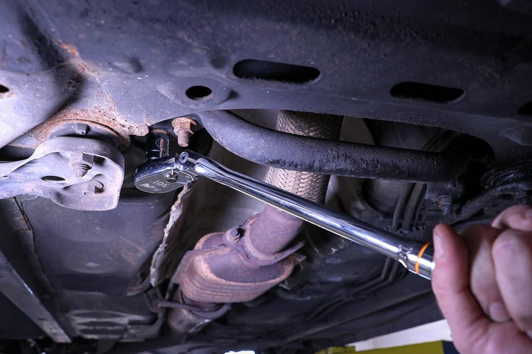 GEARWRENCH 81230T 4 Piece 1/4", 3/8" & 1/2" Drive 90 Tooth Full Polish Flex-Head RATCHET Set