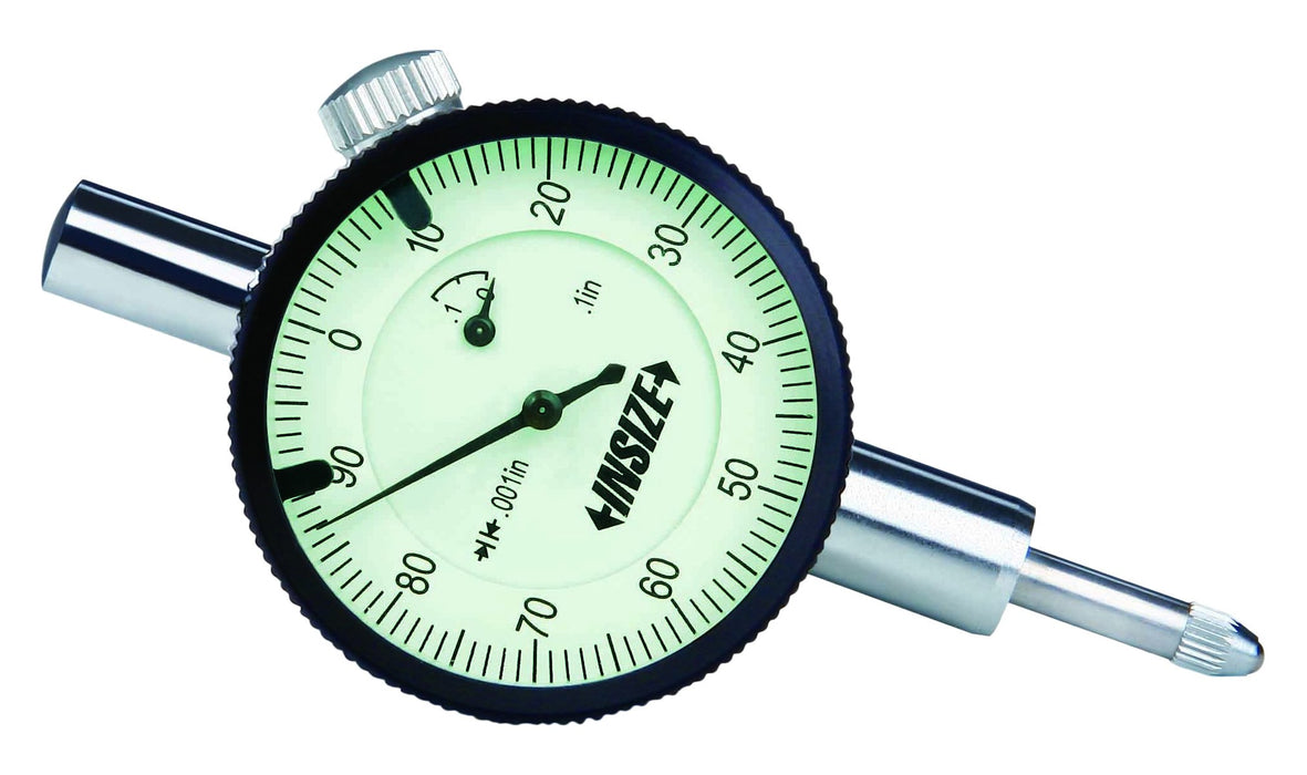 INSIZE 2304-01 Compact Dial Indicator, .1", Graduation 0.001"