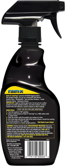 Rain-X 630046 Interior Glass Anti-Fog, 12 Fl Oz (Pack of 1)