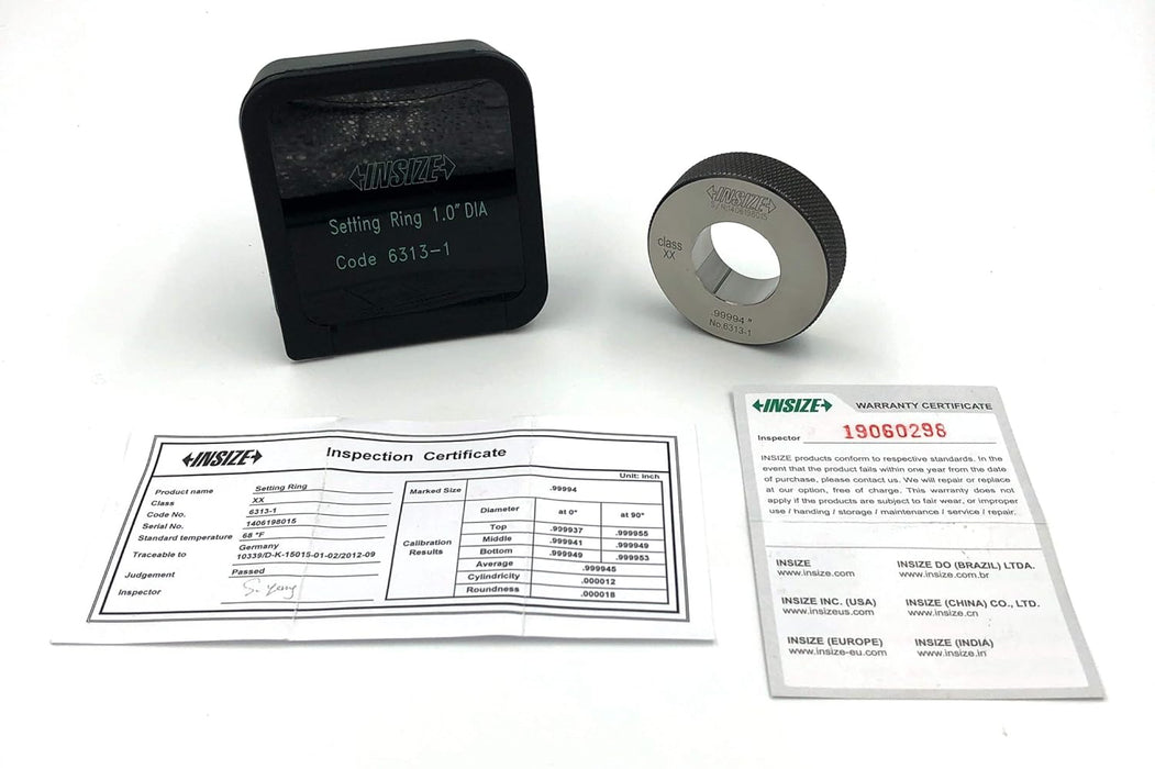 INSIZE 6313-1 Setting Ring, 1.0" Diameter