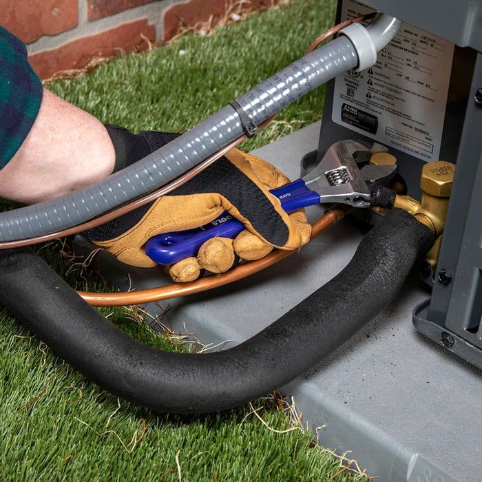 Klein Tools D509-8 Adjustable Wrench, Extra-Wide Jaw, 8-Inch