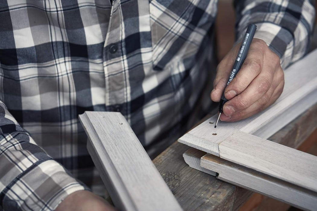 Hultafors Tools 650310 Ink Deep-Hole Marker HIDHM B Schwarz (Pack of 1)