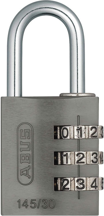 ABUS 145/30 Aluminum Black Combination Padlock