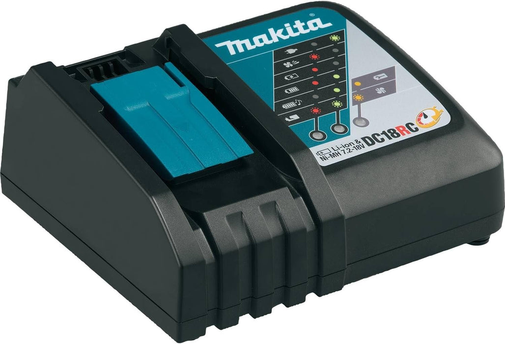 Makita BL1820BDC1 18V LXT Lithium‑Ion Compact Battery and Rapid Charger Starter Pack (2.0Ah)