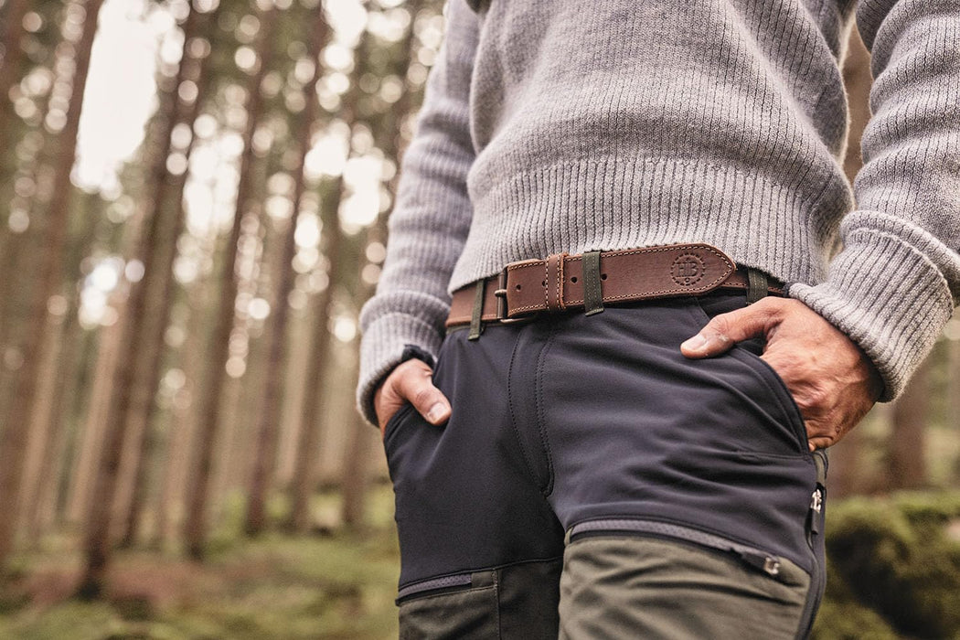 Hults Bruk 840797 Leather Belt 37" - 1.5" Wide