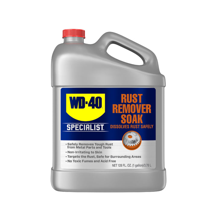 WD-40 300042 Specialist Rust Remover Soak, 128 Fl Oz, One Gallon (Pack of 1)
