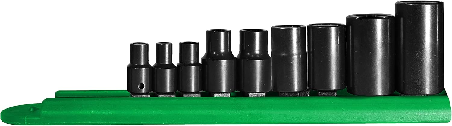 Mayhew Tools 16027 Inverted Torx Plus Socket Bit Set, 9-Piece, Black Oxide Finish, polished chrome Polished Chrome 9-Piece Inverted Torx