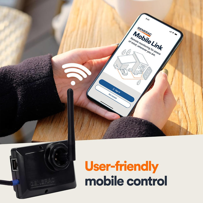 Generac 7170 Mobile Link Wi-Fi & Ethernet Device, Remote Monitoring and Control for Enhanced Generator Management