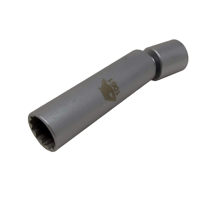 CTA Tools 1061 Spark Plug Socket with Swivel, 14mm x 12 Pt