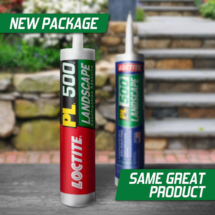 Loctite PL 500 Landscape Block & Stone Construction Adhesive, 10 fl oz Cartridge (Pack of 12)