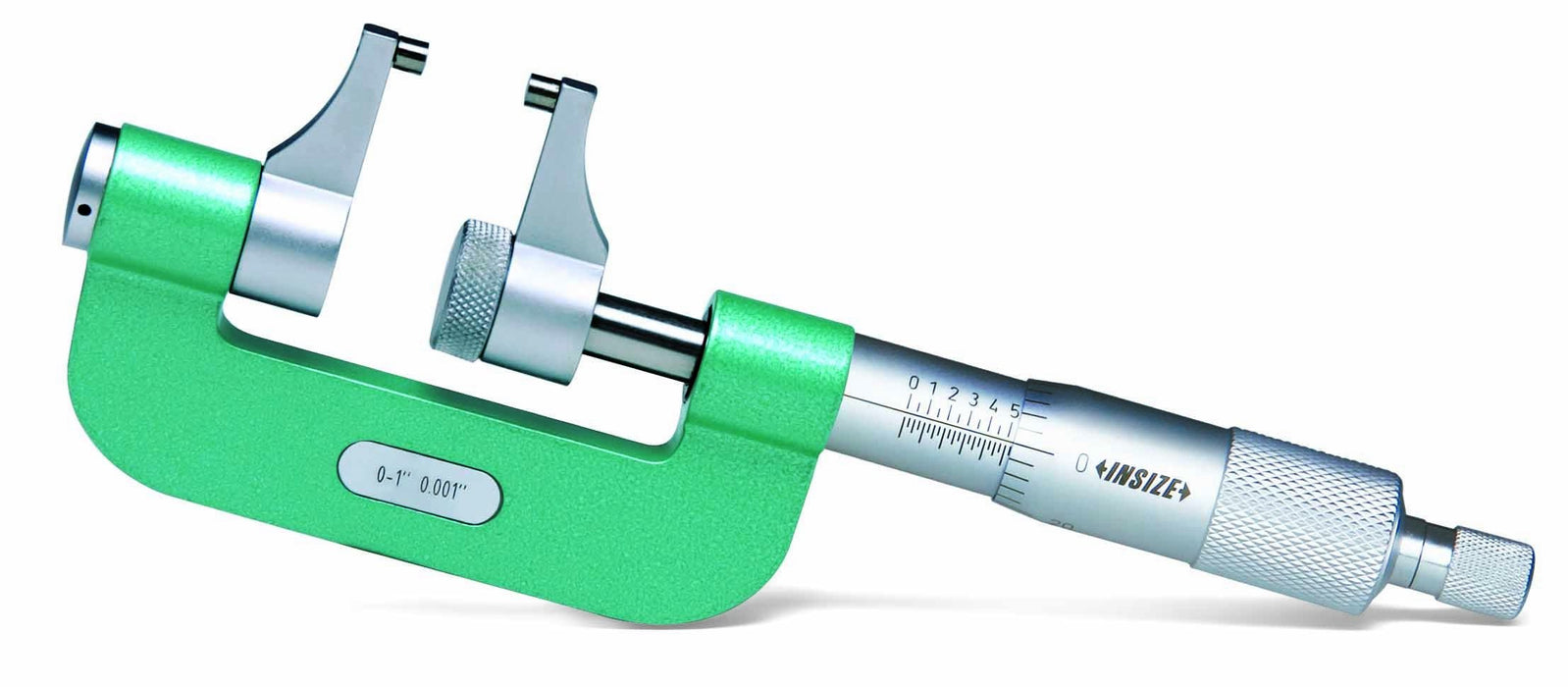 INSIZE 3238-1 Caliper Type Micrometer, 0" - 1", Graduation 0.001"