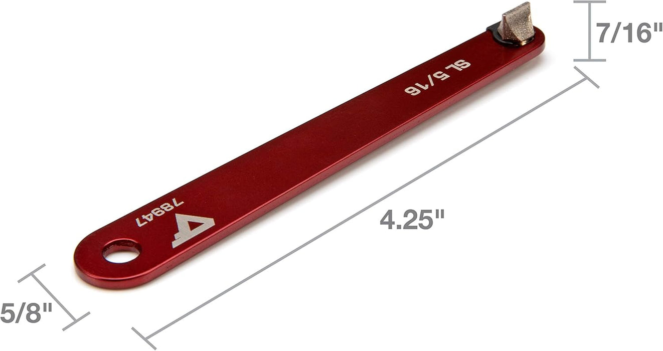 Steelman 78944 Pro 7-Piece, Low Profile Phillips and Slotted Screwdriver Set, Diamond-Tipped, SL3/16, SL1/4, SL5/16, PH0, PH1, PH2, and PH3 Sizes, Nylon Storage Case Included