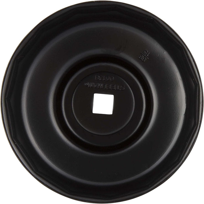 Steelman 06138 Low Profile Oil Filter Cap Wrench Socket 88mm x 15 Flute, 3/8-inch Drive