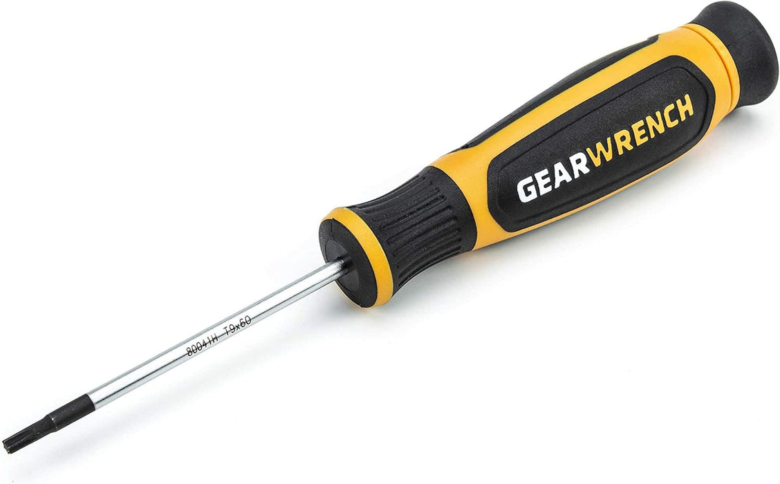 GEARWRENCH 80041H T9 x 60mm Mini Torx Dual Material Screwdriver