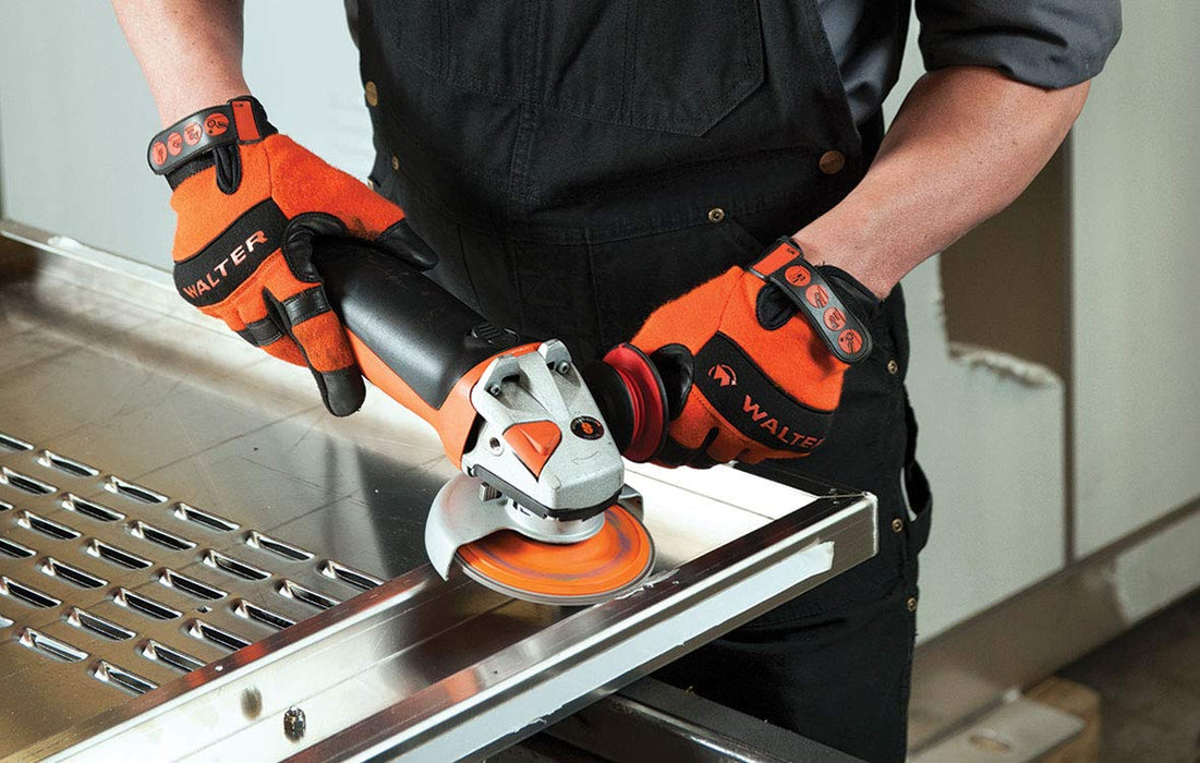 Walter (06F458) Enduro-Flex Abrasive Flap Disc, 80 Grit Grinding Disc, 4-1/2 Inches 10 Threaded Hole 13300 RPM (Pack of 10)