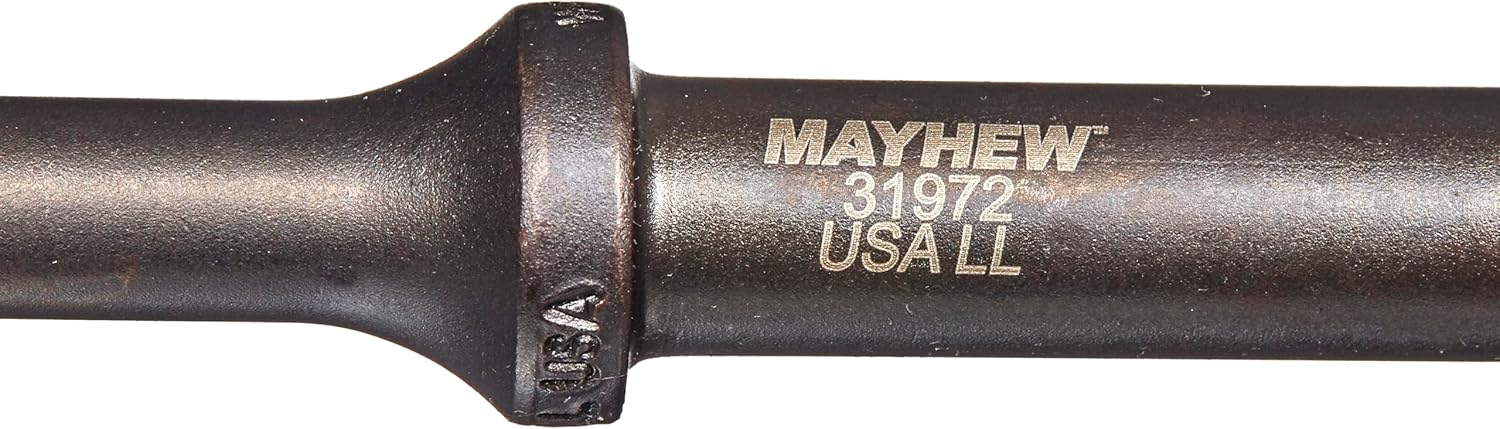 Mayhew Tools 31972 Pneumatic Cold Chisel, 5/8" x 6", Black Oxide Finish