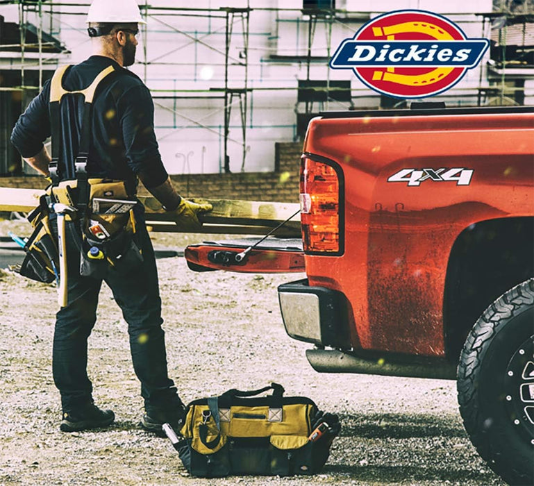Dickies 57064 Utility Knife Sheath for Belt, Durable Canvas with PVC Cut-Resistant Sheath Lining, 2-inch Belt Loop, Black