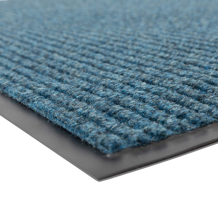 Notrax 109S0035BU 109 Brush Step Carpeted Indoor/Outdoor Entrance Mat for Home or Office, 3' X 5', Absorbent Slip Resistant Heavy Duty Entry Mat, Slate Blue