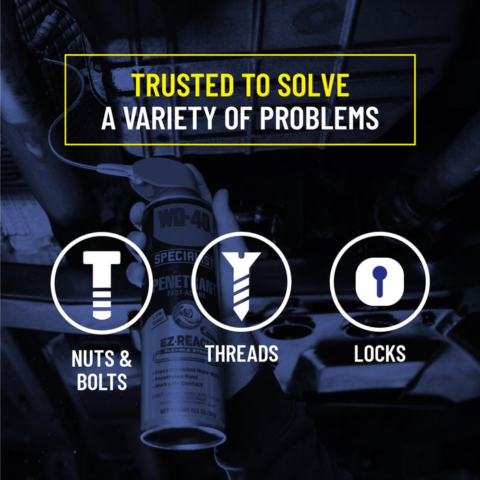 WD-40 300486 Specialist Penetrant with Flexible Straw, 13.5 oz.