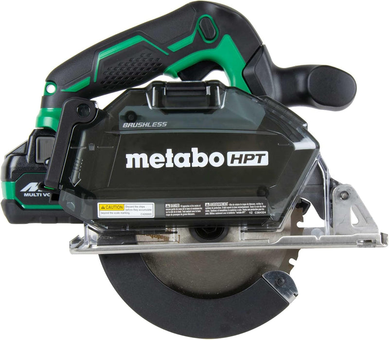 Metabo HPT 18V MultiVolt Cordless Circular Saw Kit | 5-3/8-Inch Metal Cutting Saw | Lifetime Tool Warranty | CD1805DB