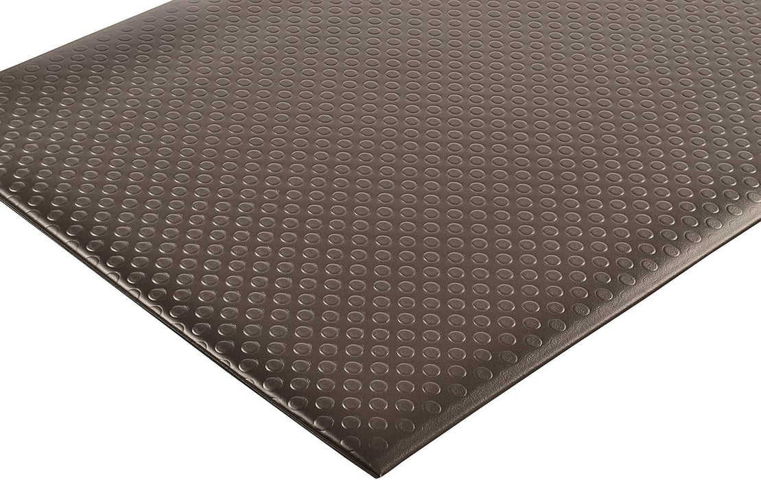 Notrax 417 Bubble Sof-Tred with Dyna-Shield 3' x 12' x 1/2" Anti Fatigue Mat, Slip Resistant Bubble Textured Surface, Ideal for Industrial and Commercial Workplaces, Black, 417S0312BL Black 3' x 12' x 1/2" Bubble Textured Surface