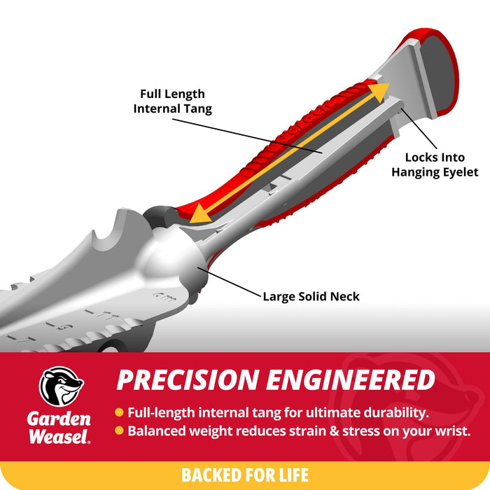 Garden Weasel Multi-Use Transplanter | Dig, Cultivate, Plant, Weed | Planting and Gardening Hand Digging Tool, Heavy Duty Trowel, Mini Gardening Shovel