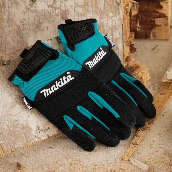Makita T-04232 100% Genuine Leather-Palm Performance Gloves, X-Large