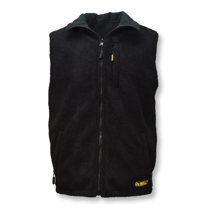 DEWALT Unisex Reversible Heated Fleece Vest Kit, Black, XL - DCHV086BD1
