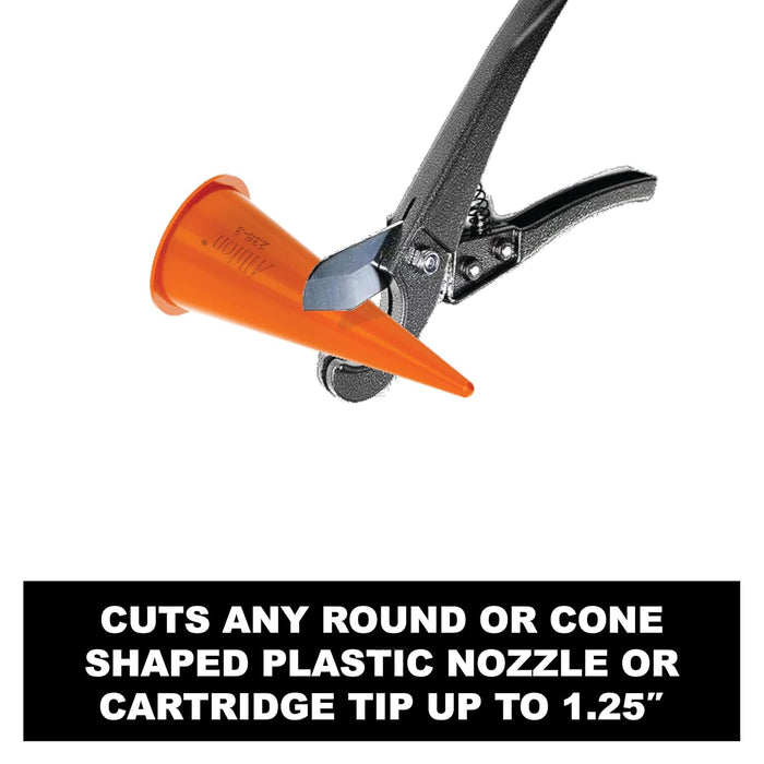 Albion Adhesive Nozzle Cutter, Up to 1.25", Spring Loaded