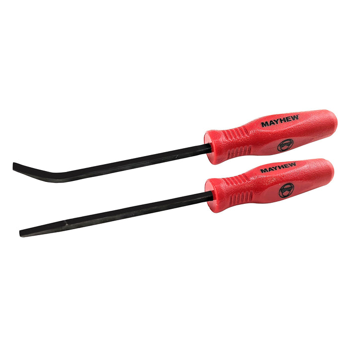 Mayhew Tools 31092 Mini Pry Bar, 2-Piece Set, Red