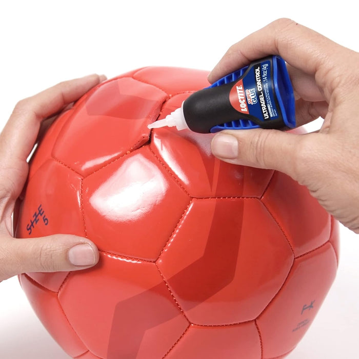 Loctite Super Glue Ultra Gel Control, Clear, 0.14 fl oz Bottle, Superglue for Plastic, Wood, Metal, Crafts & Repair, Cyanoacrylate Adhesive Instant Glue, Quick Dry (Pack of 3)