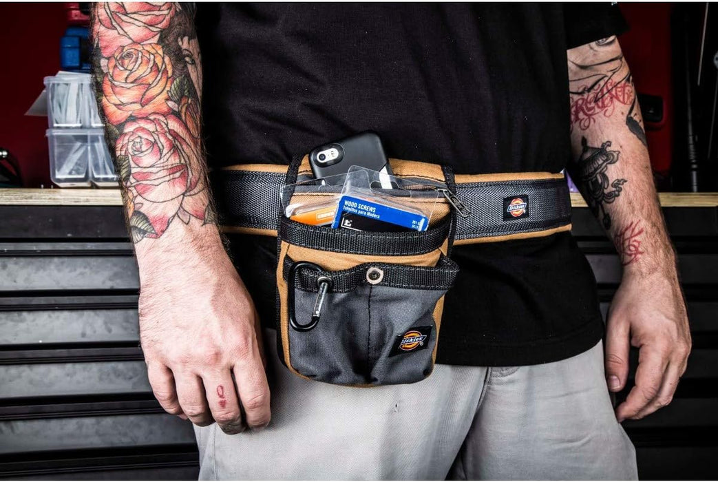Dickies 57001 Heavy-Duty Padded Work Belt for Contractors, Quick-Release Buckle, Adjustable, 3-Inch Width, Holds Most Tool Belt Pouches
