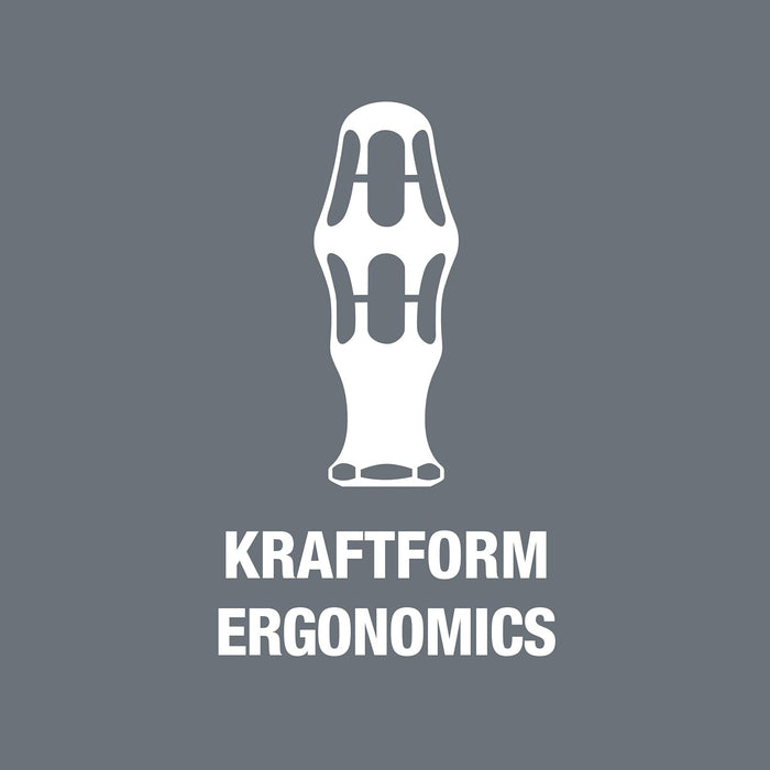 Wera Kraftform Kompakt 27 Set 2, 7-Piece Screwdriver Set, Metric - 05051511001