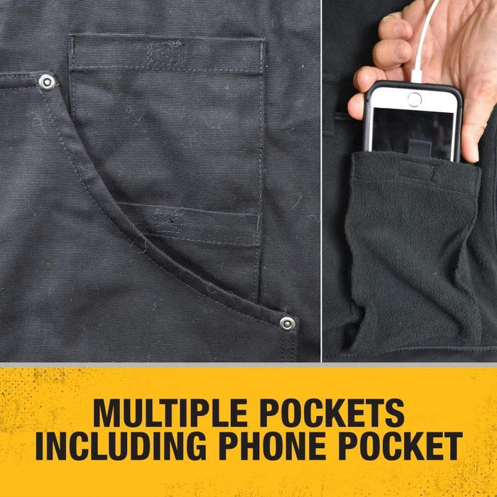 DEWALT (DCHJ076ABB-M) Heated Lightweight Soft Shell Jacket Kit, Medium