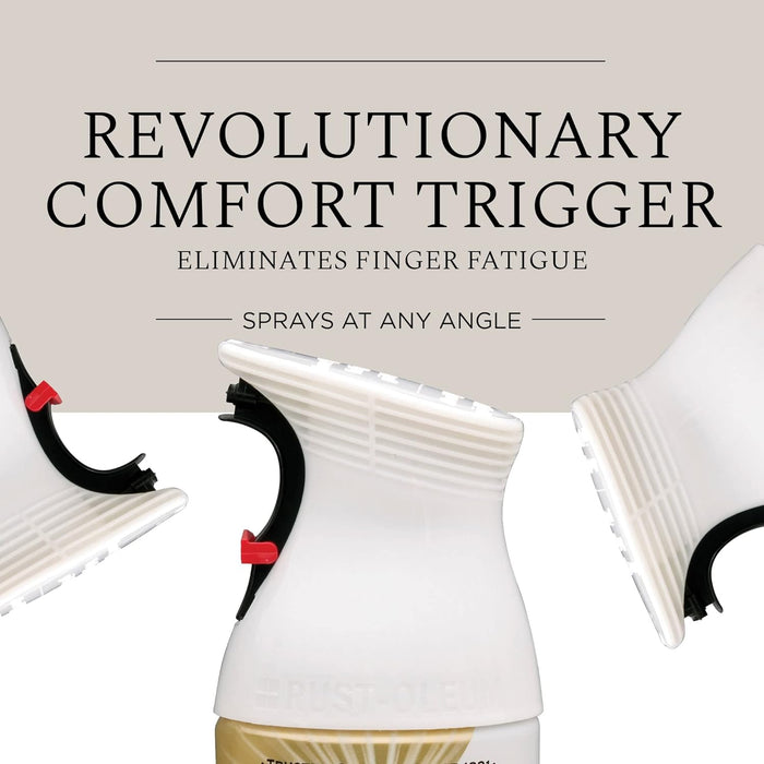 Rust-Oleum 282816 Universal All Surface Spray Paint, 12 oz, Matte French Cream (Pack of 6)