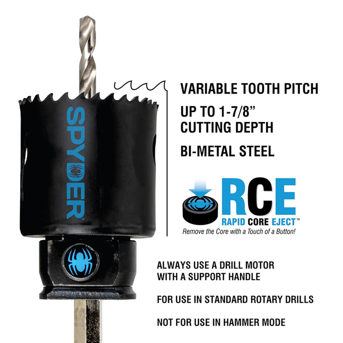 Spyder 600102CF 4-1/8-Inch Bi-Metal Hole Saw