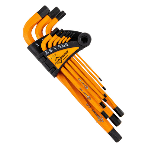 Mayhew Select 45052 SAE Twisted Hex Key Set, 9-Piece