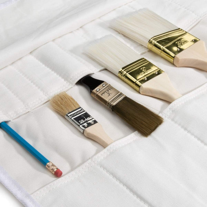 Dickies 57051 Large Paint Brush/Wrench Organizer Roll for Painters and Mechanics, 23 Tool Pockets, Durable Canvas Construction