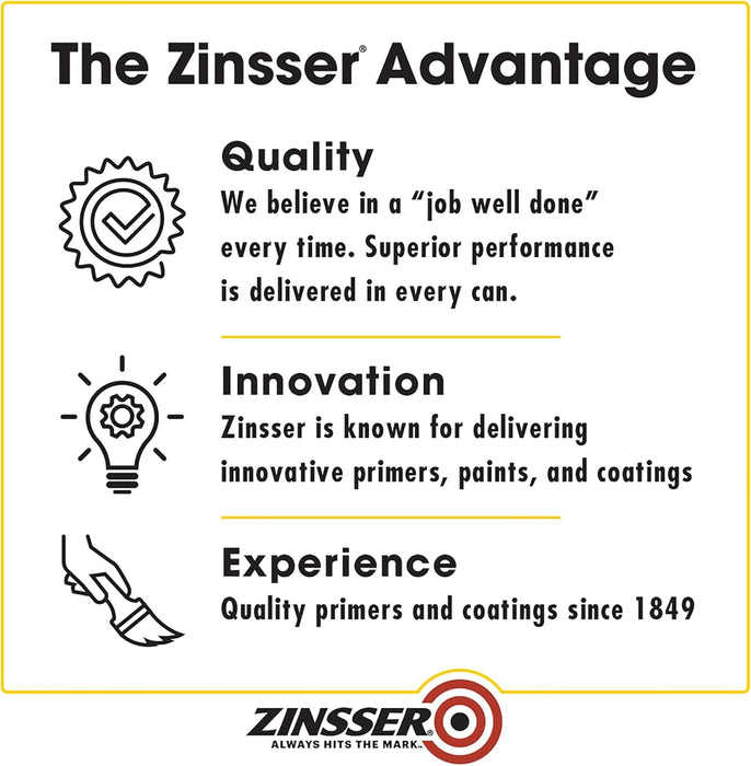 Rust-Oleum Zinsser Odor Killing Primer, White, Quart
