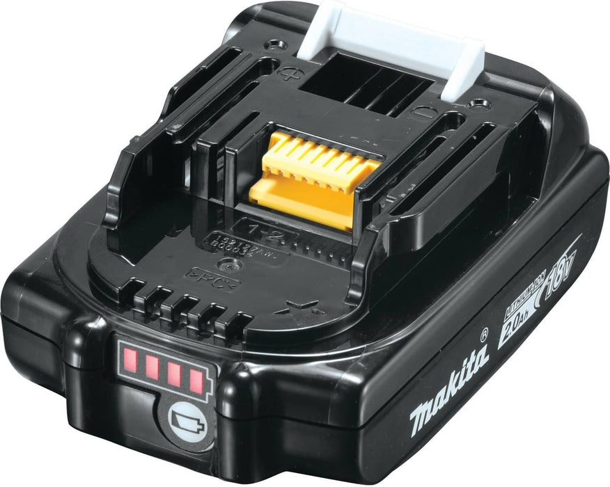 Makita BL1820BDC1 18V LXT Lithium‑Ion Compact Battery and Rapid Charger Starter Pack (2.0Ah)